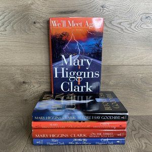 Mary Higgins Clark Lot of 5 Hardcover We’ll meet again before I say goodbye deck